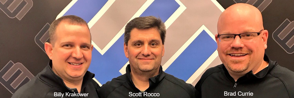 Founding Partners: BIlly Krakower, Scott Rocco, and Brad Currie